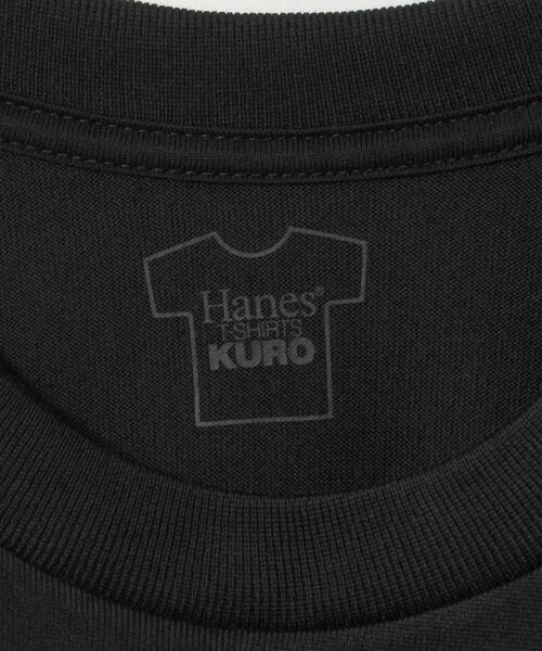 HANES(ヘインズ)の「<Hanes>ロングスリーブ Tシャツ KURO(Tシャツ/カットソー・メンズ・ブラック・XL/L/M)」の6枚目の写真