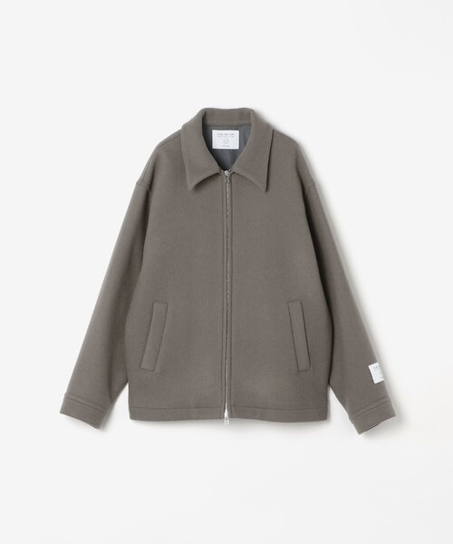 SHIPS any（シップス エニィ）の「PURE WOOL MELTON リラックス ジップアップ ブルゾン◆（ブルゾン・メンズ・ブラック/グレー/チャコールグレー・MEDIUM/LARGE）」の15枚目の写真