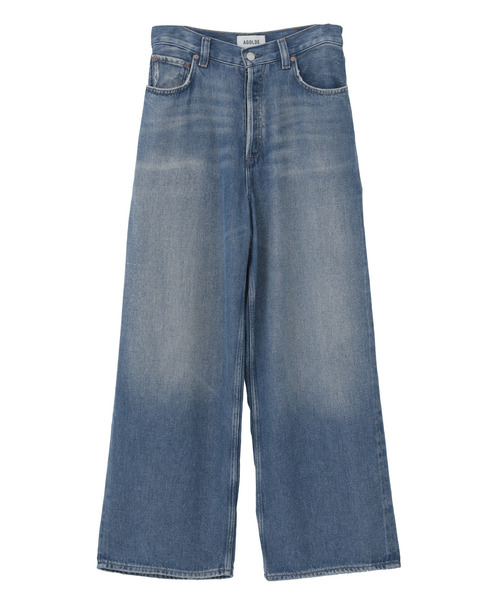 AGOLDE(エーゴールドイー)の「【AGOLDE/エーゴールドイー】Rounded Baggy Jean(デニムパンツ・レディース・インディゴブルー・26)」の1枚目の写真