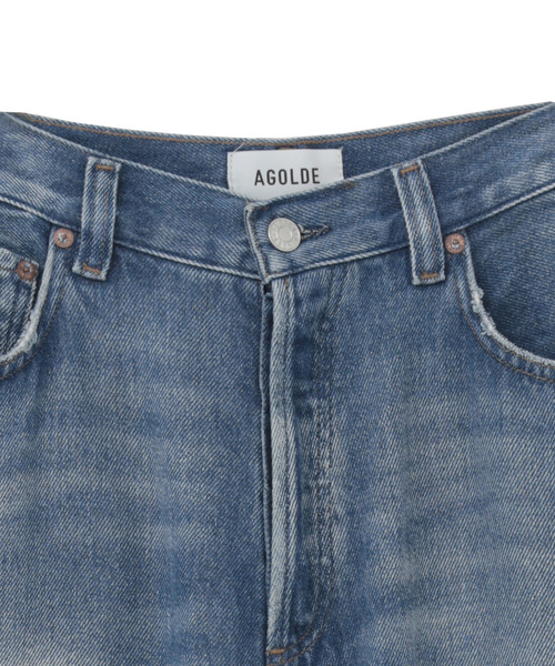 AGOLDE(エーゴールドイー)の「【AGOLDE/エーゴールドイー】Rounded Baggy Jean(デニムパンツ・レディース・インディゴブルー・26)」の7枚目の写真