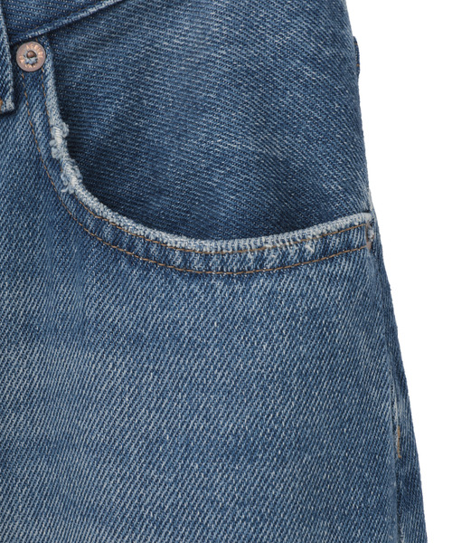 AGOLDE(エーゴールドイー)の「【AGOLDE/エーゴールドイー】Rounded Baggy Jean(デニムパンツ・レディース・インディゴブルー・26)」の4枚目の写真