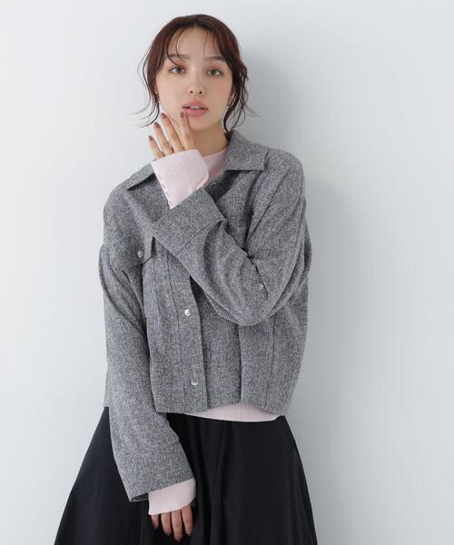 NATURAL BEAUTY BASIC(ナチュラルビューティーベーシック)の「ベーシックタートルニット(ニット/セーター・レディース・ピンク/レッド/オフホワイト/ネイビー・FREE)」の10枚目の写真