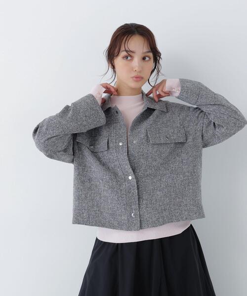 NATURAL BEAUTY BASIC(ナチュラルビューティーベーシック)の「ベーシックタートルニット(ニット/セーター・レディース・ピンク/レッド/オフホワイト/ネイビー・FREE)」の12枚目の写真
