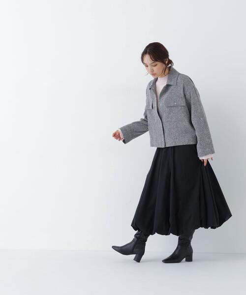 NATURAL BEAUTY BASIC(ナチュラルビューティーベーシック)の「ベーシックタートルニット(ニット/セーター・レディース・ピンク/レッド/オフホワイト/ネイビー・FREE)」の13枚目の写真