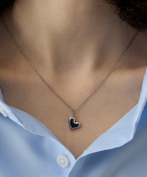 VELNUS(�x���i�X)�́yVELNUS�zHeart Motif Short Chain Necklace/�n�[�g���`�[�t �V���[�g�`�F�[���l�b�N���X(�l�b�N���X)