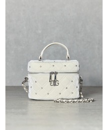 GYDA（ジェイダ）の「【ZOZO限定】Symmetry GYDAラインストーンキルティングBAG バニティバッグ（ショルダーバッグ）」