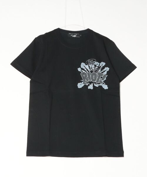 Sync.(スィンク)の「Sync. 【D*FACE】 POCKET TEE "RIOT"(Tシャツ/カットソー・メンズ・ヘザーグレー/ブラック/ホワイト・LARGE/MEDIUM/X-LARGE/SMALL)」の2枚目の写真