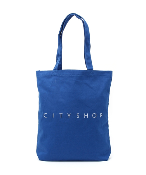 CITYSHOP(シティーショップ)の「CITYSHOP LOGO TOTE(トートバッグ・ブルー/ホワイト/グリーン/ライトグリーン/レッド/ブラック・FREE)」の5枚目の写真