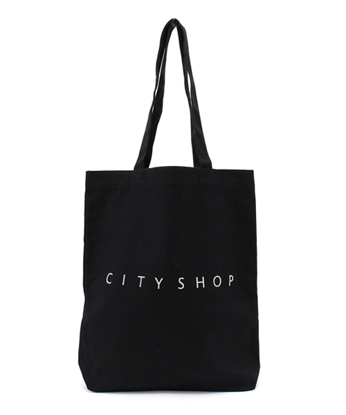 CITYSHOP(シティーショップ)の「CITYSHOP LOGO TOTE(トートバッグ・ブルー/ホワイト/グリーン/ライトグリーン/レッド/ブラック・FREE)」の3枚目の写真