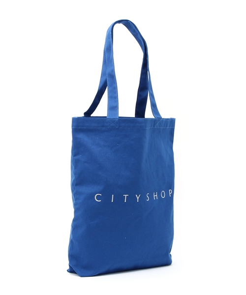 CITYSHOP(シティーショップ)の「CITYSHOP LOGO TOTE(トートバッグ・ブルー/ホワイト/グリーン/ライトグリーン/レッド/ブラック・FREE)」の7枚目の写真