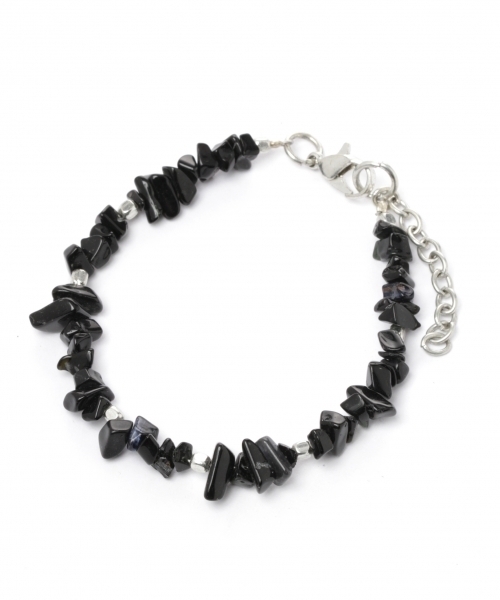 RAGEBLUE（レイジブルー）の「ストーンブレス/727607（ブレスレット・メンズ・レッド/ダークブラウン/ライトブルー/ブラック・FREE）」の2枚目の写真