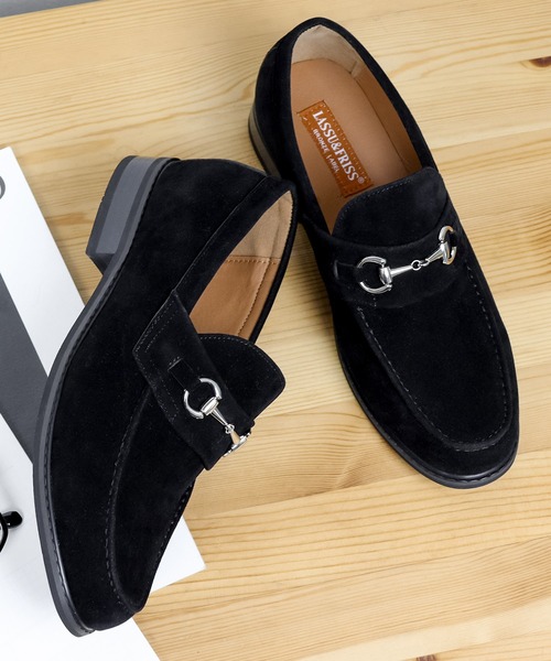 LASSU&FRISS（ラスアンドフリス）の「LASSU&FRISS / クラシックビットローファー（804）（ローファー・メンズ・ブラック×ホワイト/ブラウン/ブラック/ライトブラウン/ダークブラウン系/ネイビー/ブラック系その他/ブラウン系その他/グレー/ブラック系その他2/ベージュ/ブラック系その他3・41/43/42/44/40/39/46/45/47/48/50）」の4枚目の写真