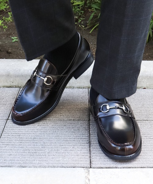 LASSU&FRISS（ラスアンドフリス）の「LASSU&FRISS / クラシックビットローファー（804）（ローファー・メンズ・ブラック×ホワイト/ブラウン/ブラック/ライトブラウン/ダークブラウン系/ネイビー/ブラック系その他/ブラウン系その他/グレー/ブラック系その他2/ベージュ/ブラック系その他3・41/43/42/44/40/39/46/45/47/48/50）」の8枚目の写真