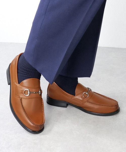 LASSU&FRISS（ラスアンドフリス）の「LASSU&FRISS / クラシックビットローファー（804）（ローファー・メンズ・ブラック×ホワイト/ブラウン/ブラック/ライトブラウン/ダークブラウン系/ネイビー/ブラック系その他/ブラウン系その他/グレー/ブラック系その他2/ベージュ/ブラック系その他3・41/43/42/44/40/39/46/45/47/48/50）」の9枚目の写真