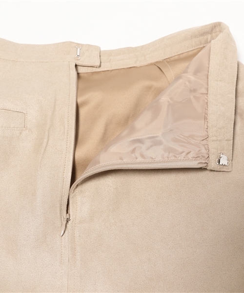 N.（N. Natural Beauty Basic）（エヌエヌナチュラルビューティーベーシック）の「スエードスリットミドルスカート（スカート・レディース・ブラウン/ベージュ・MEDIUM/SMALL）」の10枚目の写真