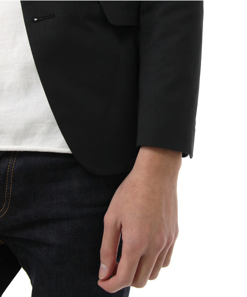 BEAMS(ビームス)の「BEAMS / 袖裏柄ストレッチ2Bジャケット(テーラードジャケット・メンズ・グレー/ブラック/ネイビー・SMALL/MEDIUM/LARGE/X-LARGE)」の14枚目の写真