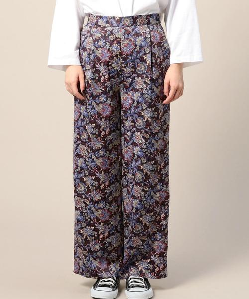 BEAUTY&YOUTH UNITED ARROWS（ビューティーアンドユースユナイテッドアローズ）の「BY ペイズリー サテン タックパンツ◆（その他パンツ・レディース・ブラウン/ネイビー・MEDIUM/SMALL）」の12枚目の写真
