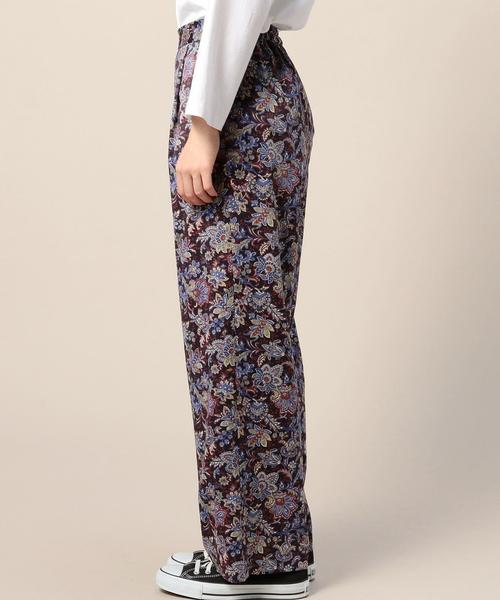 BEAUTY&YOUTH UNITED ARROWS（ビューティーアンドユースユナイテッドアローズ）の「BY ペイズリー サテン タックパンツ◆（その他パンツ・レディース・ブラウン/ネイビー・MEDIUM/SMALL）」の13枚目の写真