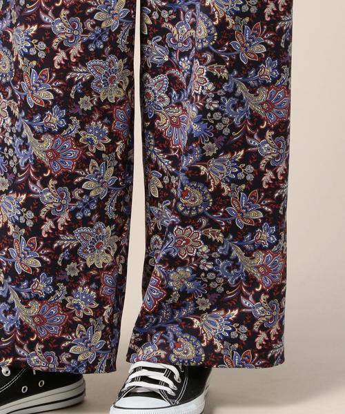 BEAUTY&YOUTH UNITED ARROWS（ビューティーアンドユースユナイテッドアローズ）の「BY ペイズリー サテン タックパンツ◆（その他パンツ・レディース・ブラウン/ネイビー・MEDIUM/SMALL）」の9枚目の写真