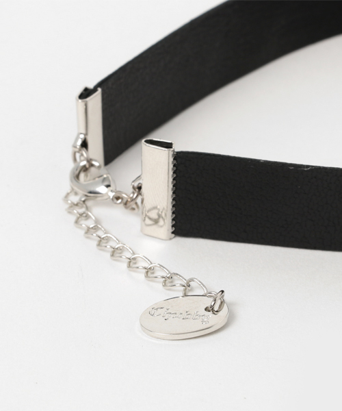 CHUBBYGANG(チャビーギャング)の「ダブルリングチョーカー(その他小物・キッズ・ブラック・FREE)」の3枚目の写真