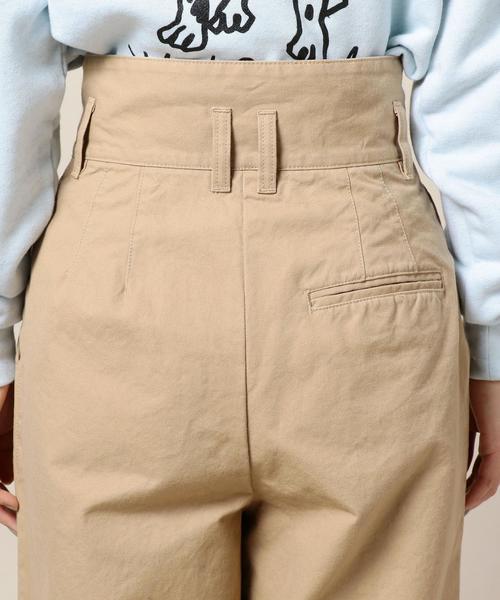 BEAUTY&YOUTH UNITED ARROWS（ビューティーアンドユースユナイテッドアローズ）の「BY コットンハイウエスト ワイドパンツ ◆（その他パンツ・レディース・オフホワイト/ベージュ/ライトピンク・MEDIUM/SMALL）」の12枚目の写真