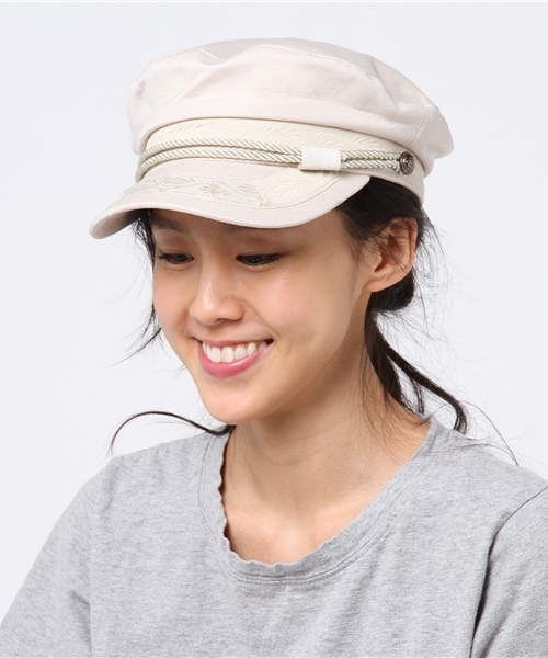 WEGO（ウィゴー）の「DISPARK/マリンキャスケット（キャスケット・レディース・カーキ/ブラック/キャメル/ホワイト・FREE）」の12枚目の写真