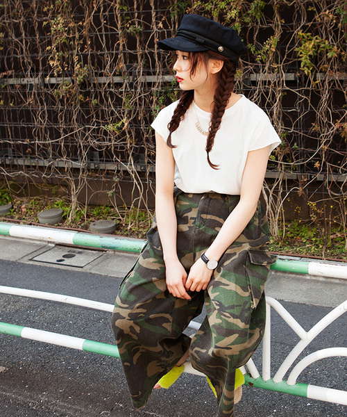 WEGO（ウィゴー）の「DISPARK/マリンキャスケット（キャスケット・レディース・カーキ/ブラック/キャメル/ホワイト・FREE）」の6枚目の写真