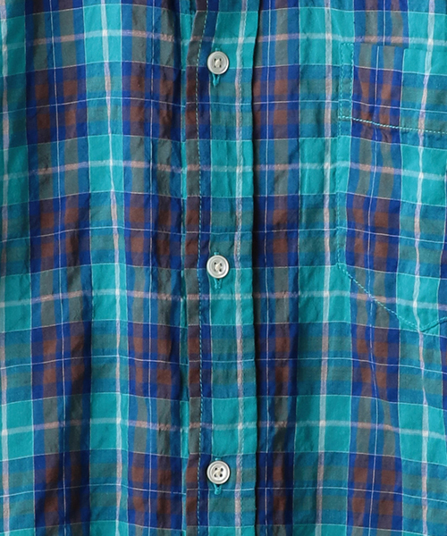 ESTNATION(エストネーション)の「ESTNATION シャーリングチェック柄シャツ(シャツ/ブラウス・メンズ・ライトインディゴブルー/クリアレッド/マスタード・SMALL/MEDIUM/LARGE/X-LARGE)」の11枚目の写真