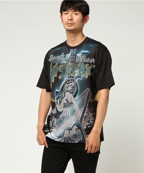 HYSTERIC GLAMOUR(ヒステリックグラマー)の「LIGHTNING プリント Tシャツ(Tシャツ/カットソー・メンズ・マルチ・X-SMALL/LARGE/SMALL/MEDIUM)」の9枚目の写真