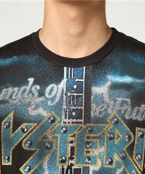 HYSTERIC GLAMOUR(ヒステリックグラマー)の「LIGHTNING プリント Tシャツ(Tシャツ/カットソー・メンズ・マルチ・X-SMALL/LARGE/SMALL/MEDIUM)」の4枚目の写真