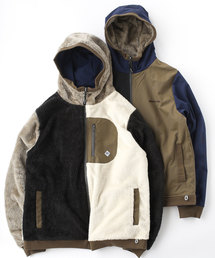 gym master | 雑誌『Begin』掲載　 リバーシブル ボアxタスロンフードジャケット(ブルゾン)