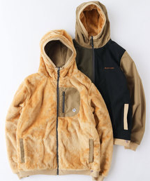 gym master | リバーシブルボアxタスロンフードJKT(ブルゾン)