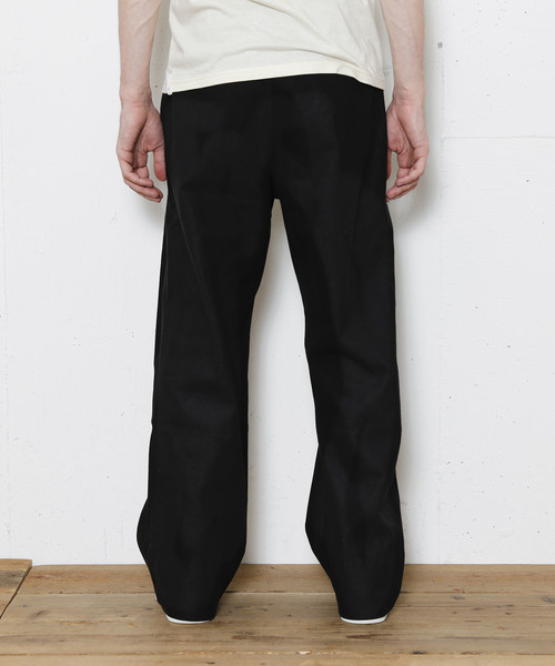 FACTOTUM（ファクトタム）の「【FACTOTUM】モールスキンストレッチワイドスラックス（スラックス・メンズ・ブラック/カーキ・44/48/46）」の6枚目の写真