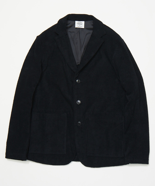THING FABRICS（シングファブリックス）の「tHING FABRICS/シングファブリックス Tailored collar jacket (Short Pile)（テーラードジャケット・メンズ・グレー/ネイビー/ブラック・0/1）」の15枚目の写真