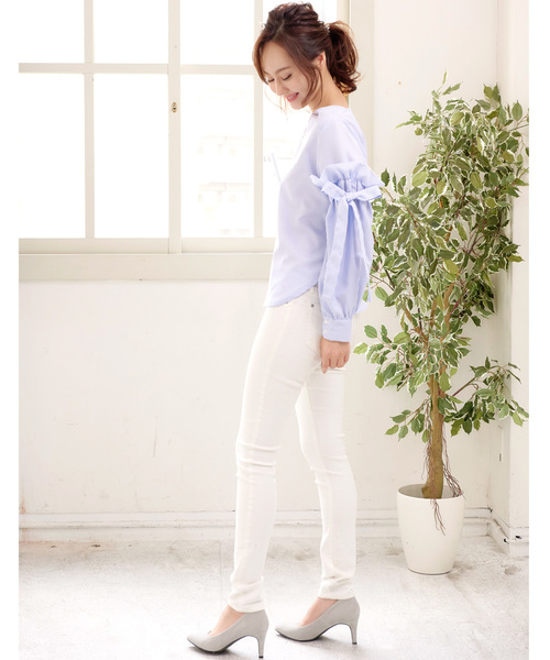 KOBE LETTUCE（コウベレタス）の「クッション内蔵で痛くない♪ポインテッドトゥ7cmヒール走れるパンプス（パンプス・レディース・ブラック系その他/グレー系その他/ブラウン系その他/ベージュ系その他/レッド系その他/ブラック系その他2/ベージュ系その他2/ベージュ系その他3/ピンク系その他/シルバー・LL/S/M/L/3L/XL）」の21枚目の写真