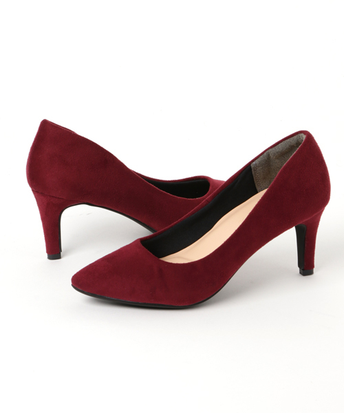 KOBE LETTUCE（コウベレタス）の「クッション内蔵で痛くない♪ポインテッドトゥ7cmヒール走れるパンプス（パンプス・レディース・ブラック系その他/グレー系その他/ブラウン系その他/ベージュ系その他/レッド系その他/ブラック系その他2/ベージュ系その他2/ベージュ系その他3/ピンク系その他/シルバー・LL/S/M/L/3L/XL）」の9枚目の写真