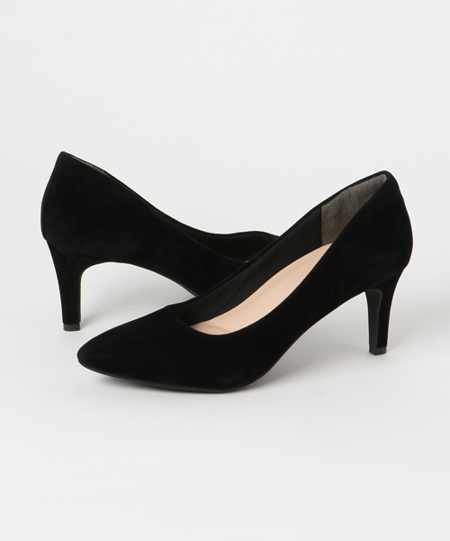 KOBE LETTUCE（コウベレタス）の「クッション内蔵で痛くない♪ポインテッドトゥ7cmヒール走れるパンプス（パンプス・レディース・ブラック系その他/グレー系その他/ブラウン系その他/ベージュ系その他/レッド系その他/ブラック系その他2/ベージュ系その他2/ベージュ系その他3/ピンク系その他/シルバー・LL/S/M/L/3L/XL）」の2枚目の写真