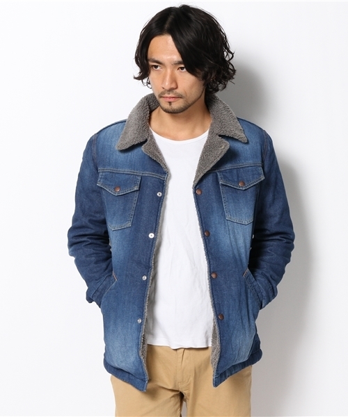 CIAOPANIC（チャオパニック）の「【Indigos】9.5ozブルーデニムランチコート（その他アウター・メンズ・インディゴブルー・MEDIUM/LARGE）」の8枚目の写真