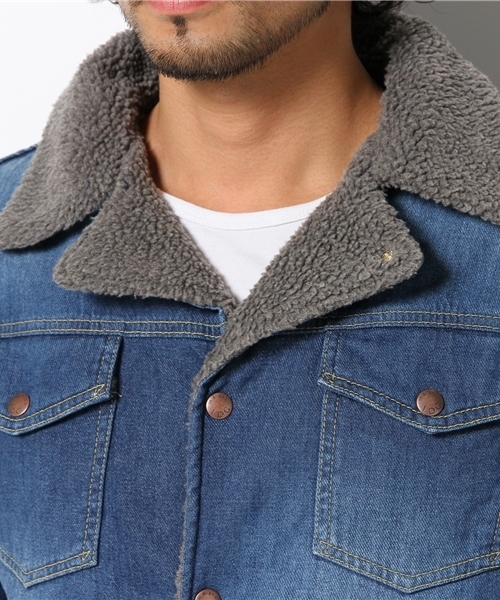 CIAOPANIC（チャオパニック）の「【Indigos】9.5ozブルーデニムランチコート（その他アウター・メンズ・インディゴブルー・MEDIUM/LARGE）」の3枚目の写真