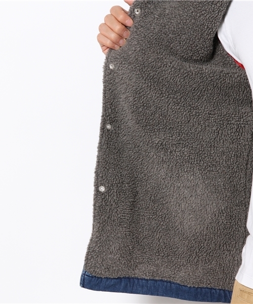 CIAOPANIC（チャオパニック）の「【Indigos】9.5ozブルーデニムランチコート（その他アウター・メンズ・インディゴブルー・MEDIUM/LARGE）」の9枚目の写真