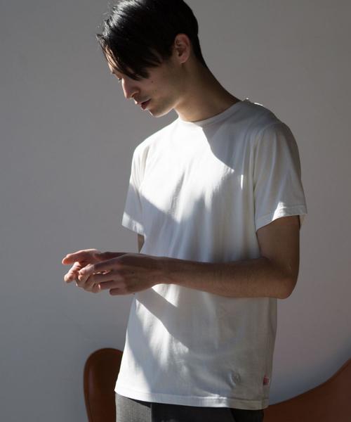 coen(コーエン)の「USAピマコットンクルーネックTシャツ(Tシャツ/カットソー・メンズ・ホワイト/ブラック・X-LARGE/LARGE/MEDIUM/SMALL)」の1枚目の写真