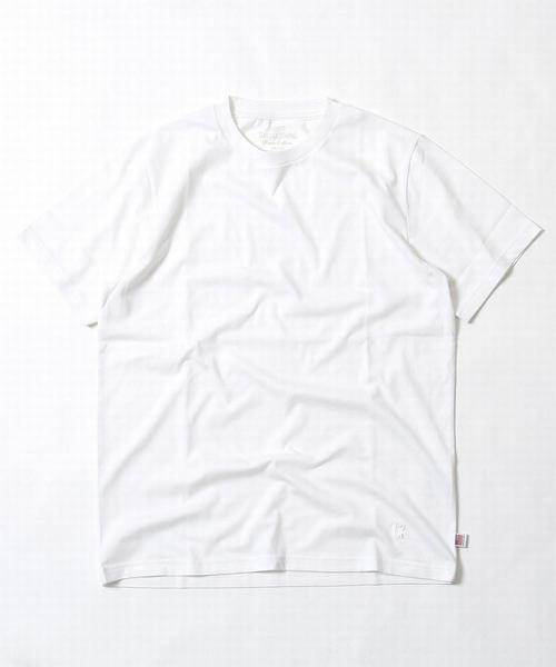 coen(コーエン)の「USAピマコットンクルーネックTシャツ(Tシャツ/カットソー・メンズ・ホワイト/ブラック・X-LARGE/LARGE/MEDIUM/SMALL)」の5枚目の写真