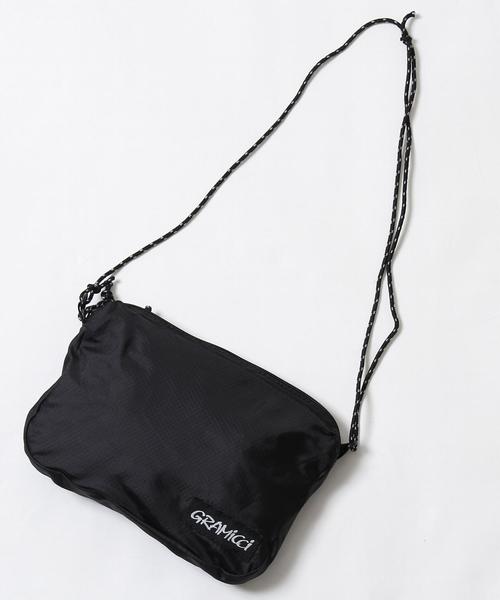 Gramicci（グラミチ）の「Gramicci(グラミチ)別注リップストップサコッシュバッグ（ショルダーバッグ・メンズ・ホワイト/ブラック/ダークグレー/レッド・FREE）」の18枚目の写真