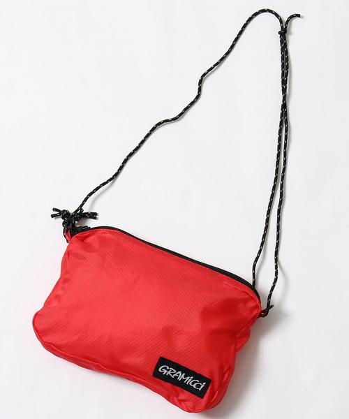 Gramicci（グラミチ）の「Gramicci(グラミチ)別注リップストップサコッシュバッグ（ショルダーバッグ・メンズ・ホワイト/ブラック/ダークグレー/レッド・FREE）」の20枚目の写真