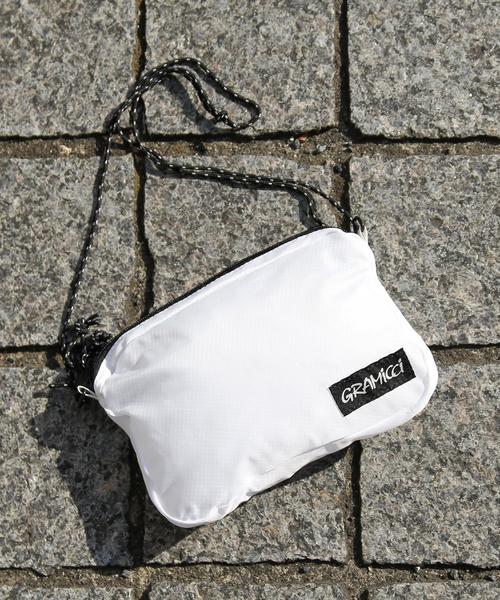 Gramicci（グラミチ）の「Gramicci(グラミチ)別注リップストップサコッシュバッグ（ショルダーバッグ・メンズ・ホワイト/ブラック/ダークグレー/レッド・FREE）」の21枚目の写真