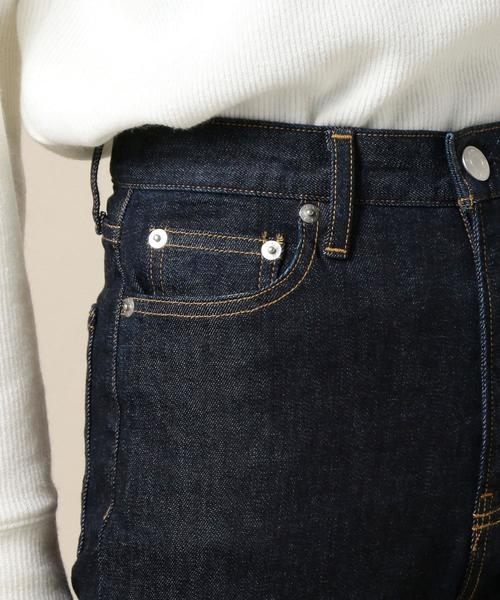 BEAUTY&YOUTH UNITED ARROWS（ビューティーアンドユースユナイテッドアローズ）の「BY ハイウエストデニムテーパードパンツ 3（デニムパンツ・レディース・ネイビー・MEDIUM/LARGE/SMALL）」の9枚目の写真