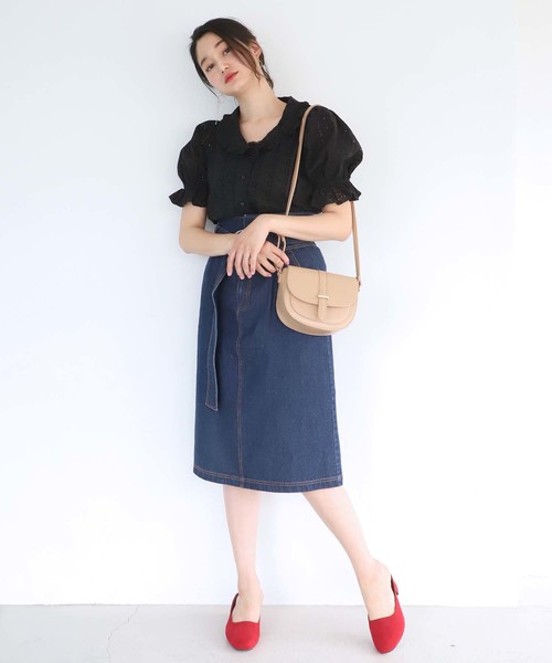 one after another NICE CLAUP(ワンアフターアナザーナイスクラップ)の「ロマンティックブラウス(シャツ/ブラウス・レディース・ホワイト/ブラック/レッド・FREE)」の8枚目の写真