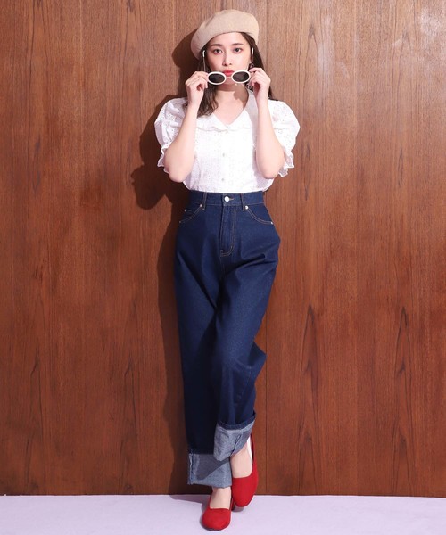 one after another NICE CLAUP(ワンアフターアナザーナイスクラップ)の「ロマンティックブラウス(シャツ/ブラウス・レディース・ホワイト/ブラック/レッド・FREE)」の11枚目の写真