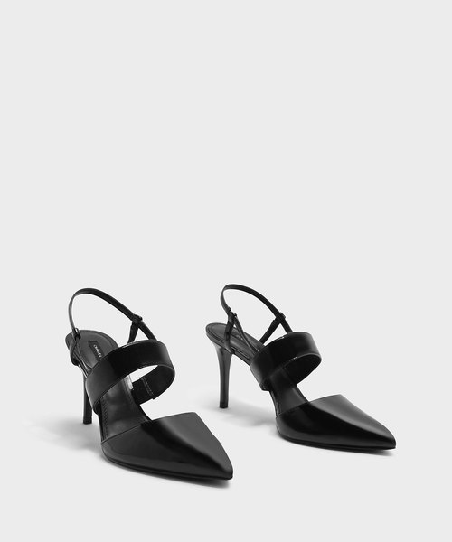 CHARLES & KEITH(チャールズ & キース)の「ポインテッドスリンングバックヒール / POINTED SLINGBACK HEELS(パンプス・レディース・ブラウン系その他/オレンジ/ブラック・24.5cm/22.5cm/23.5cm/23cm/25.5cm/25cm)」の9枚目の写真