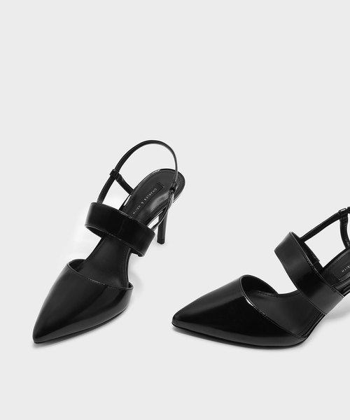CHARLES & KEITH(チャールズ & キース)の「ポインテッドスリンングバックヒール / POINTED SLINGBACK HEELS(パンプス・レディース・ブラウン系その他/オレンジ/ブラック・24.5cm/22.5cm/23.5cm/23cm/25.5cm/25cm)」の11枚目の写真
